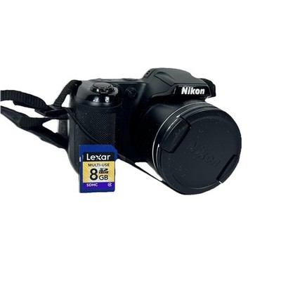 Nikon Coolpix L330 20.2MP Digital Camera Black 26x Optical Zoom