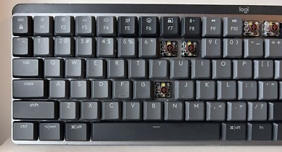 Logitech MX Keys Wireless Keyboard Keycaps Keys | English | QWERTY
