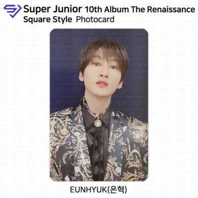 Super Junior SJ 10th Album The Renaissance Official Photocard KPOP