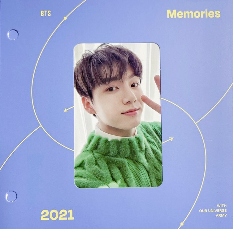 BTS Memories of 2021 BLU-RAY Official JUNGKOOK Photocard PC | eBay