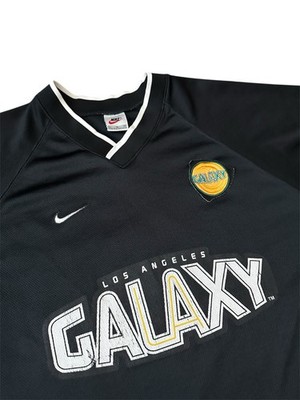 Vintage 1996 Nike Los Angeles Galaxy Black MLS Soccer Jersey