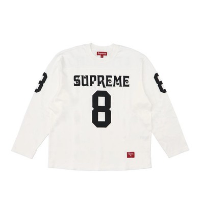 Supreme Affiliated L/S Football Top White | eBay