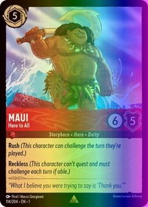Maui Hero to All Lorcana | eBay