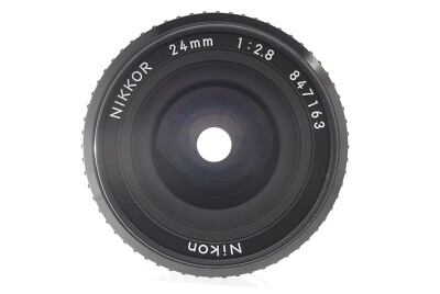 MINT】Nikon AI Nikkor 24mm f/2.8 Ai Wide Angle MF Lens from Japan