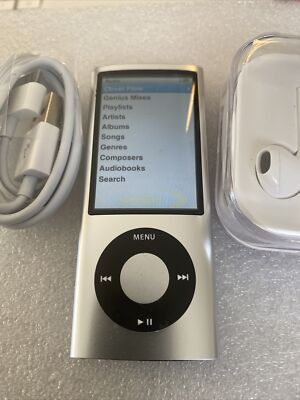 Apple iPod nano 5th Generation Silver (8 GB) New Battery Installed