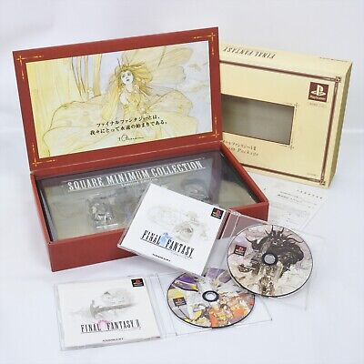 PS1 FINAL FANTASY I II 1 2 Premium Package Monochrome Version
