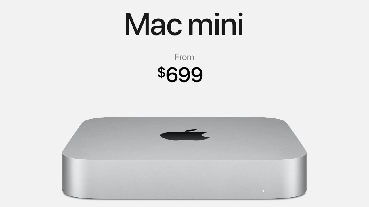 Mac mini」がM1チップ搭載でグラフィックス性能が6倍向上、「Mac mini