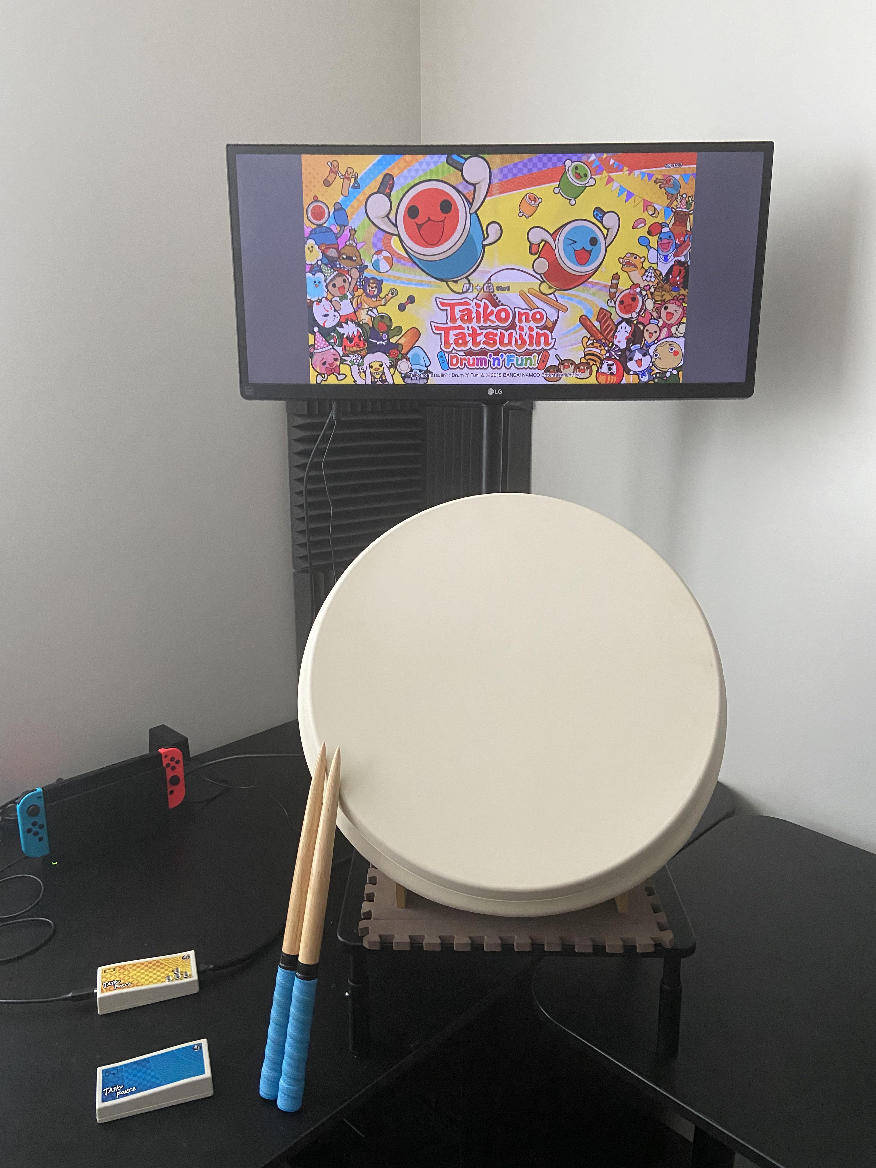 Taiko Force Lvl 5 Nintendo Switch / PC Home Arcade Setup : r