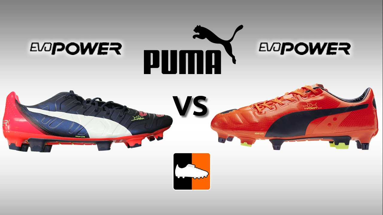 PUMA evoPOWER Generations Compared - evoPOWER 1.2 vs. 1 - YouTube
