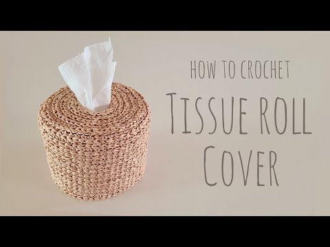 corhcet Tissue roll cover / toilet paper case - YouTube