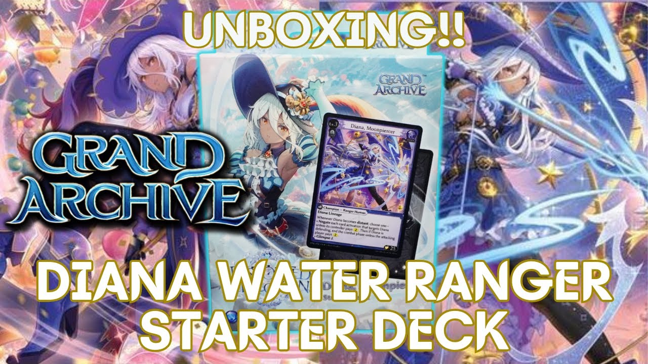 Grand Archive TCG Diana Moonpiercer Starter Deck Opening