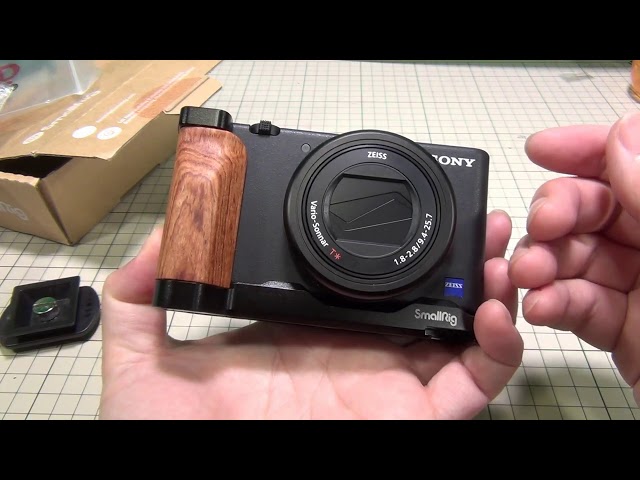 Sony ZV-1のSmallRig L字型ウッドグリップを買ってみた - YouTube