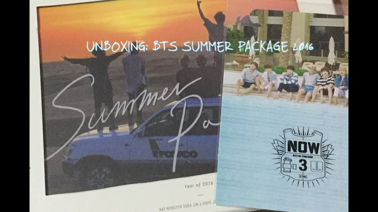 Unboxing | BTS - 2016 Summer Package in Dubai + Standee - YouTube