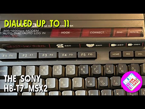 Dialled up to 11: The Sony HB T7 MSX2 #RetroComputing - YouTube