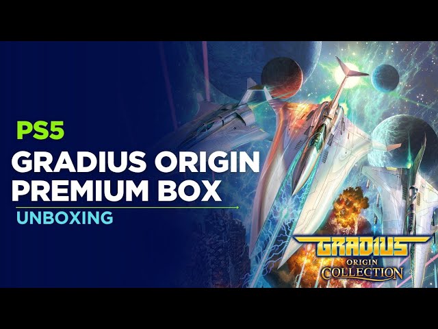 Unboxing: Gradius Origin Collection Premium Box. PS5 - YouTube