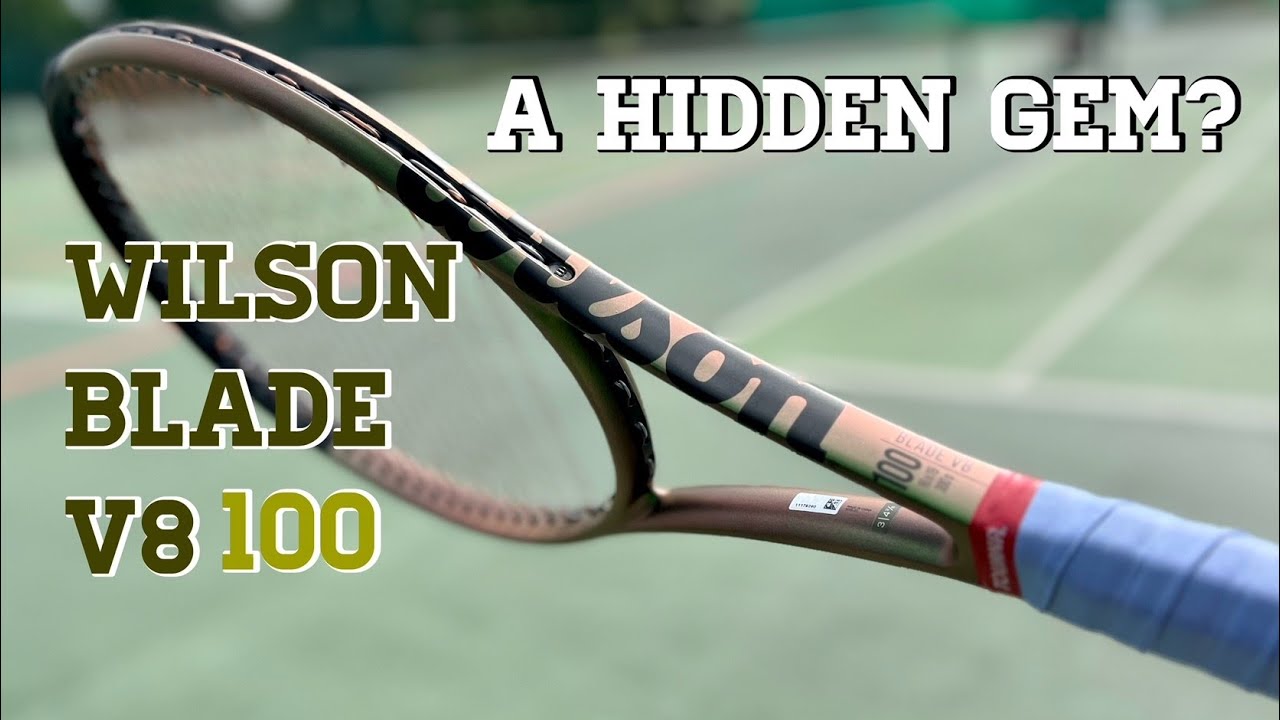 Wilson Blade 100 V8 tennis racquet / racket review - YouTube