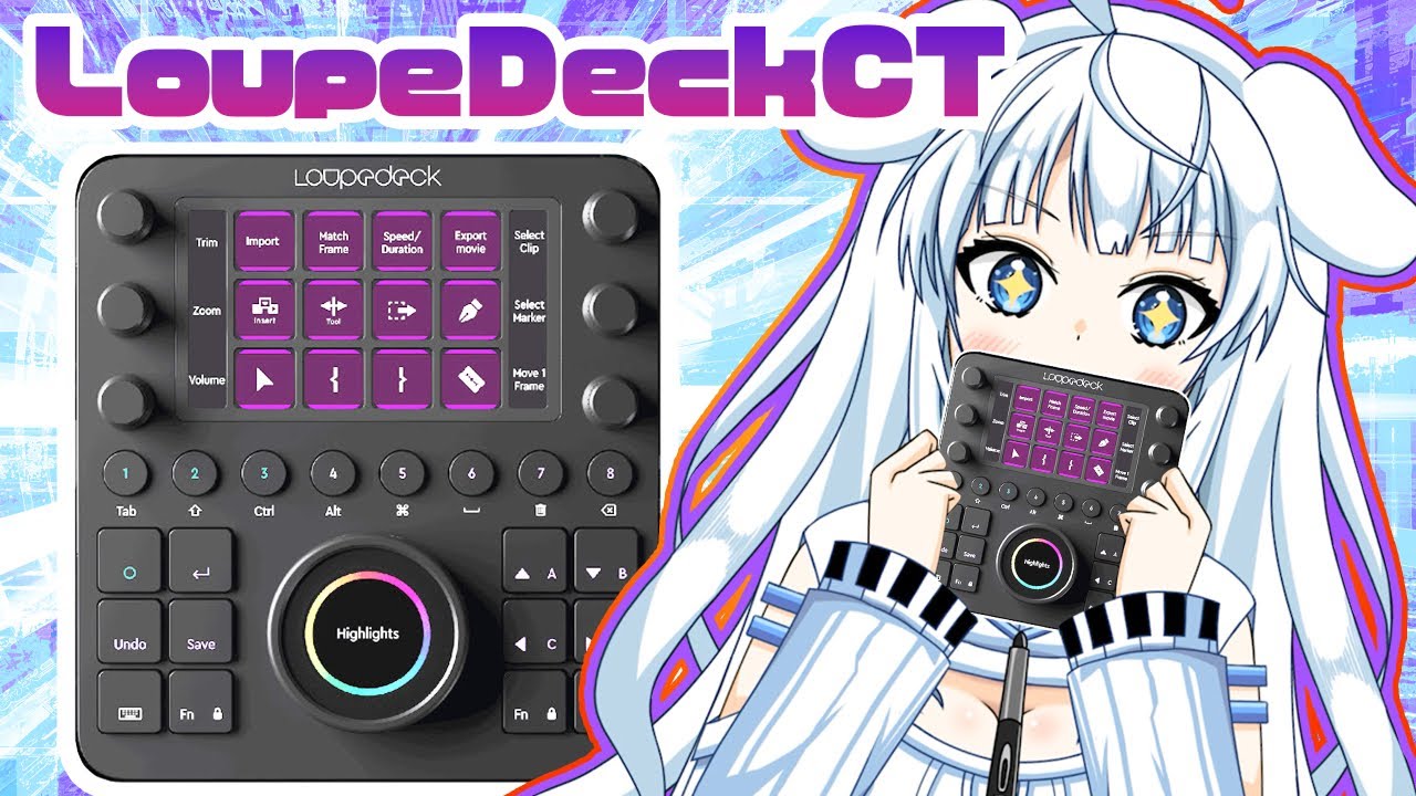 左手デバイス】LoupedeckCTで作業を効率化しよう！【Vtuberになろう