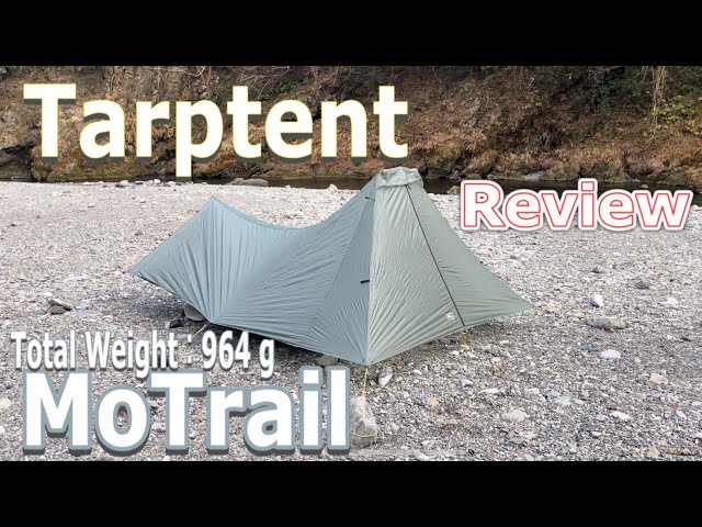 Tarptent MoTrail Setup Review & camping, bonfire cooking - YouTube