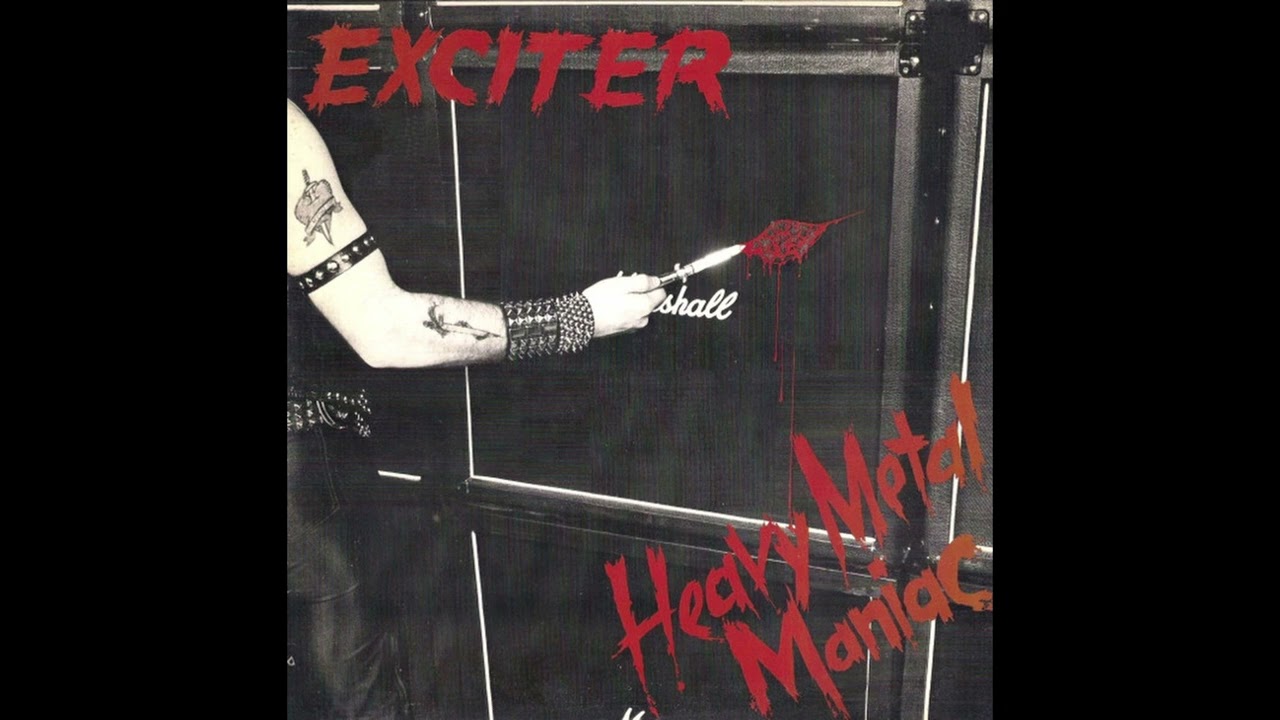 A5 Mistress Of Evil - Exciter – Heavy Metal Maniac 1983 Vinyl