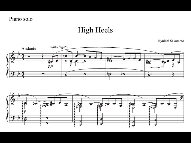 Ryuichi Sakamoto - High Heels (Talons Aiguilles / ハイヒール
