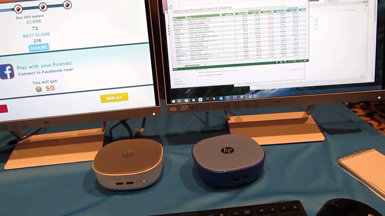 HP Stream Mini and Pavilion Mini tiny desktop PCs - YouTube