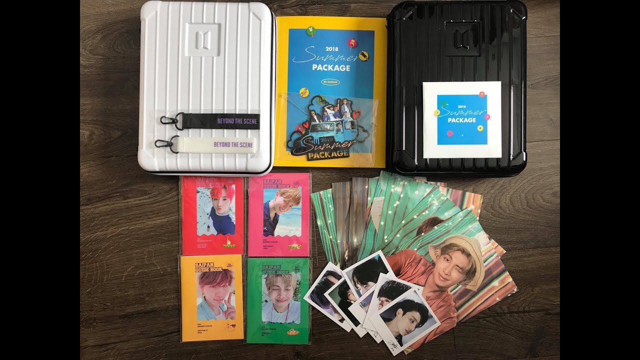 LIVE UNBOXING] [ENGSUB CC] BTS SUMMER PACKAGE 2018 IN SAIPAN - YouTube