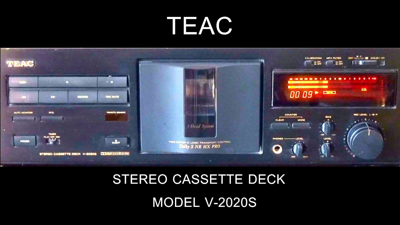 TEAC V-2020S Stereo Cassette Tape Deck ティアックV2020年代ステレオ