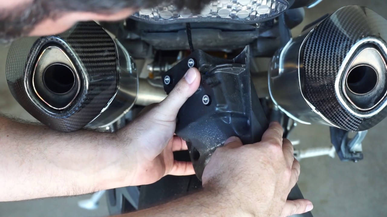 Chooch Mods - Evotech Tail Tidy + LED Signals - YouTube