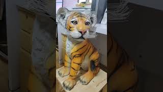 アメリカン レトロ 置物 トラ フィギュア チャイルドタイガー オブジェ