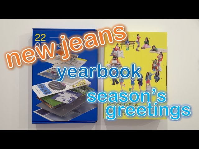 Unboxing New Jeans Yearbook 22-23 + Seasons Greetings '24 🐰 - YouTube