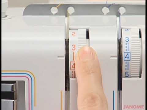 カバーステッチ専用機 エスプリ 796R - YouTube