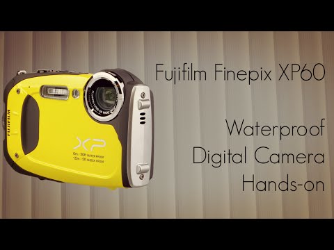 Fujifilm Finepix XP60 Waterproof Digital Camera Hands-on - YouTube