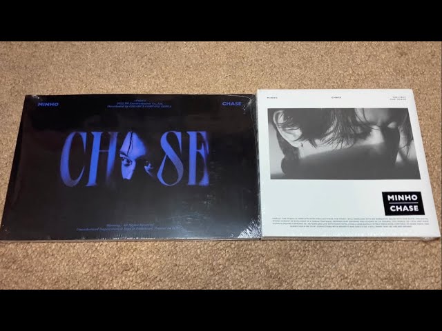 SHINee MINHO 1st Solo Mini Album CHASE Unboxing Both Versions