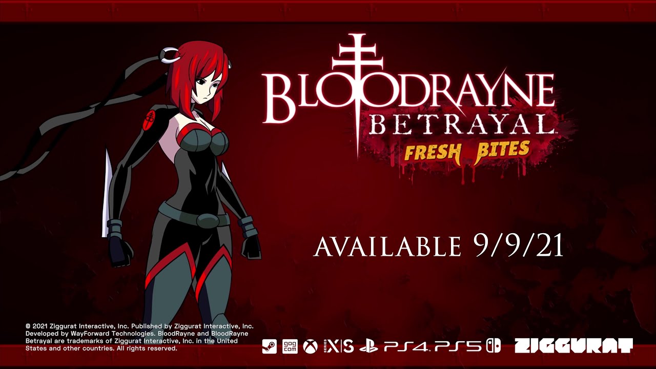 BloodRayne Betrayal: Fresh Bites Launches For Switch On September