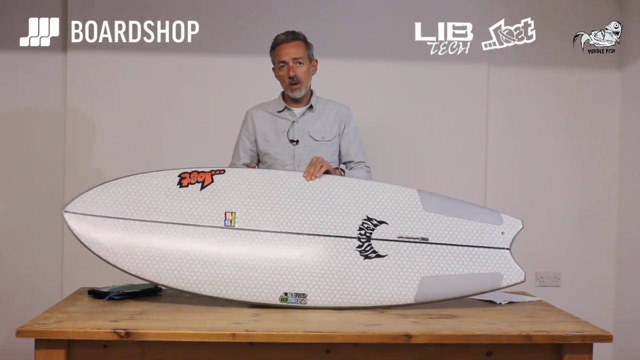 Lib Tech X Lost Puddle Fish Surfboard Review - YouTube