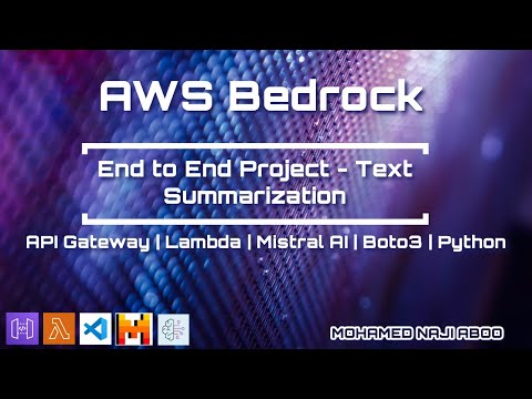 AWS Bedrock Text Summarization with Mistral LLM | End to End