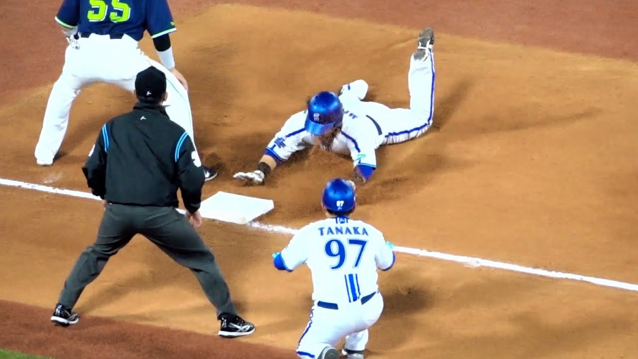 宮崎敏郎ヘッドスライディングで3塁へ！筒香復帰戦を勝利で飾るための