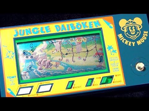 レトロ 電子ゲーム】トミー ミッキーマウスのジャングル大冒険