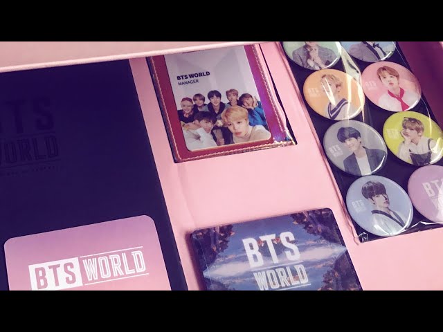 UNBOXING] BTS WORLD OST LIMITED EDITION (ASMR??) - YouTube