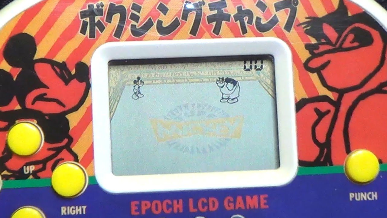 レトロ 液晶ゲーム】タフミッキー ボクシングチャンプ エポック社