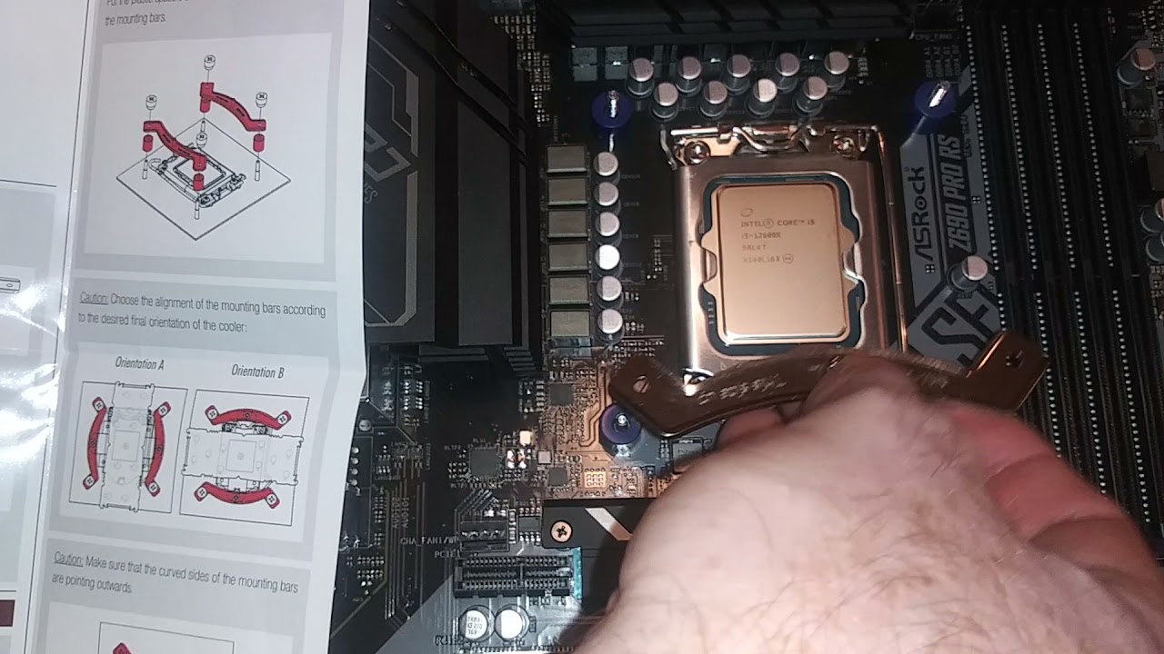 Installing I5-12600k on AsRock Z690 motherboard with Noctua NH