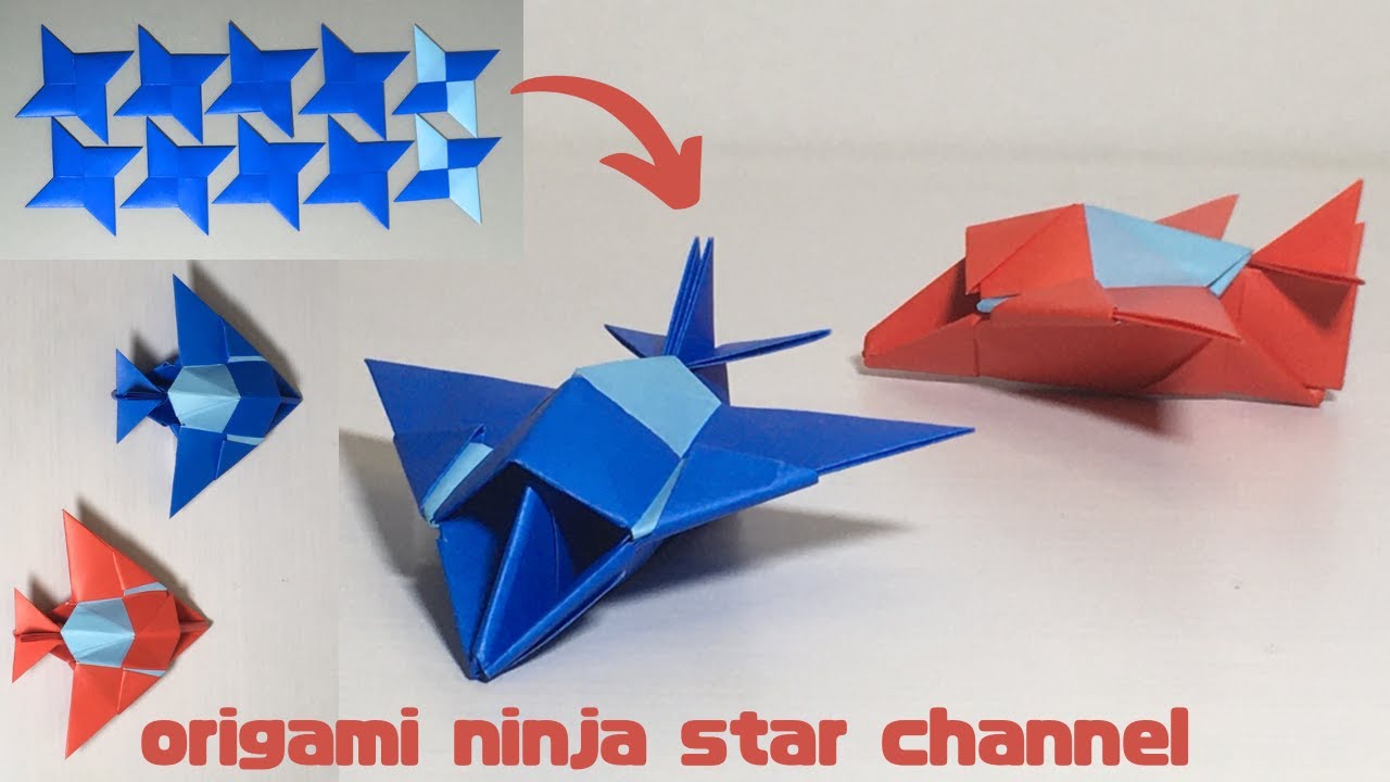 折り紙☆10 飛行機1-1 airplane origami - YouTube