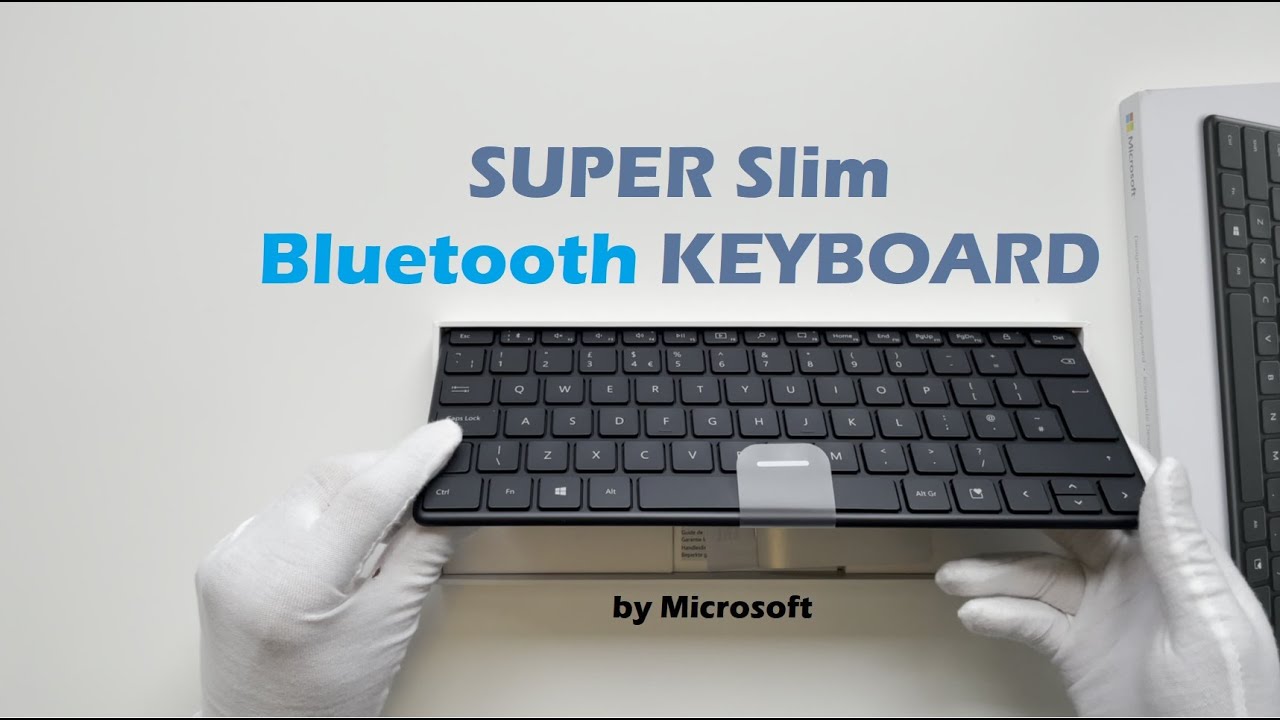 Microsoft Designer Compact Keyboard - YouTube