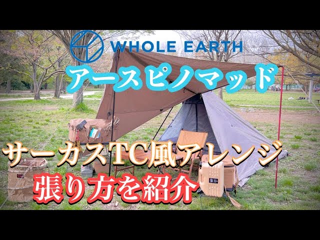 WHOLE EARTH】アースピノマッド サーカスtc風アレンジを紹介！少し