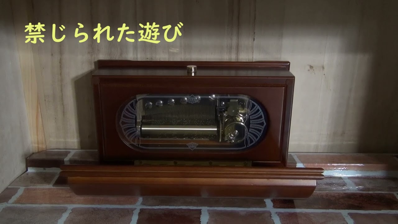 オルゴール収納BOX 禁じられた遊び コスモス 三協オルゴール