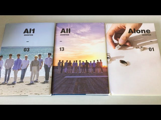 ♡Unboxing Seventeen 세븐틴 4th Mini Album Al1 (All Versions