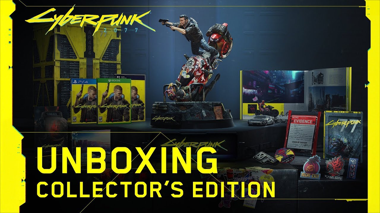 Cyberpunk 2077 — Official Collector's Edition Unboxing Video - YouTube