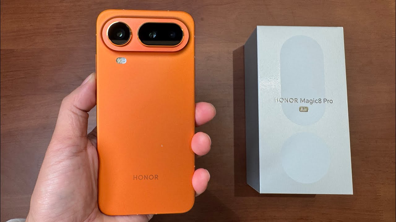 Honor Magic8Pro Air Ultra Orange Quick Unboxing & Hands On Video
