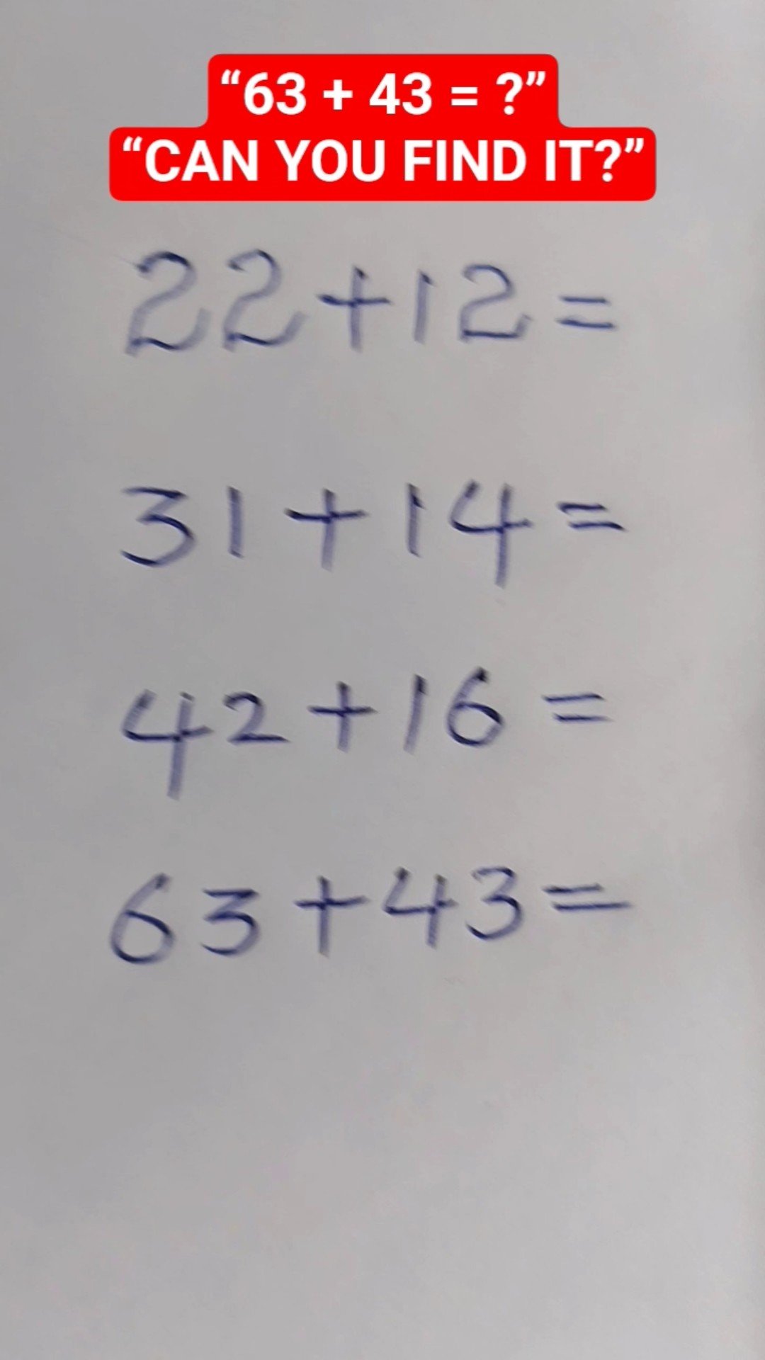 Can You Solve This Tricky Math Puzzle? 🤔 - YouTube