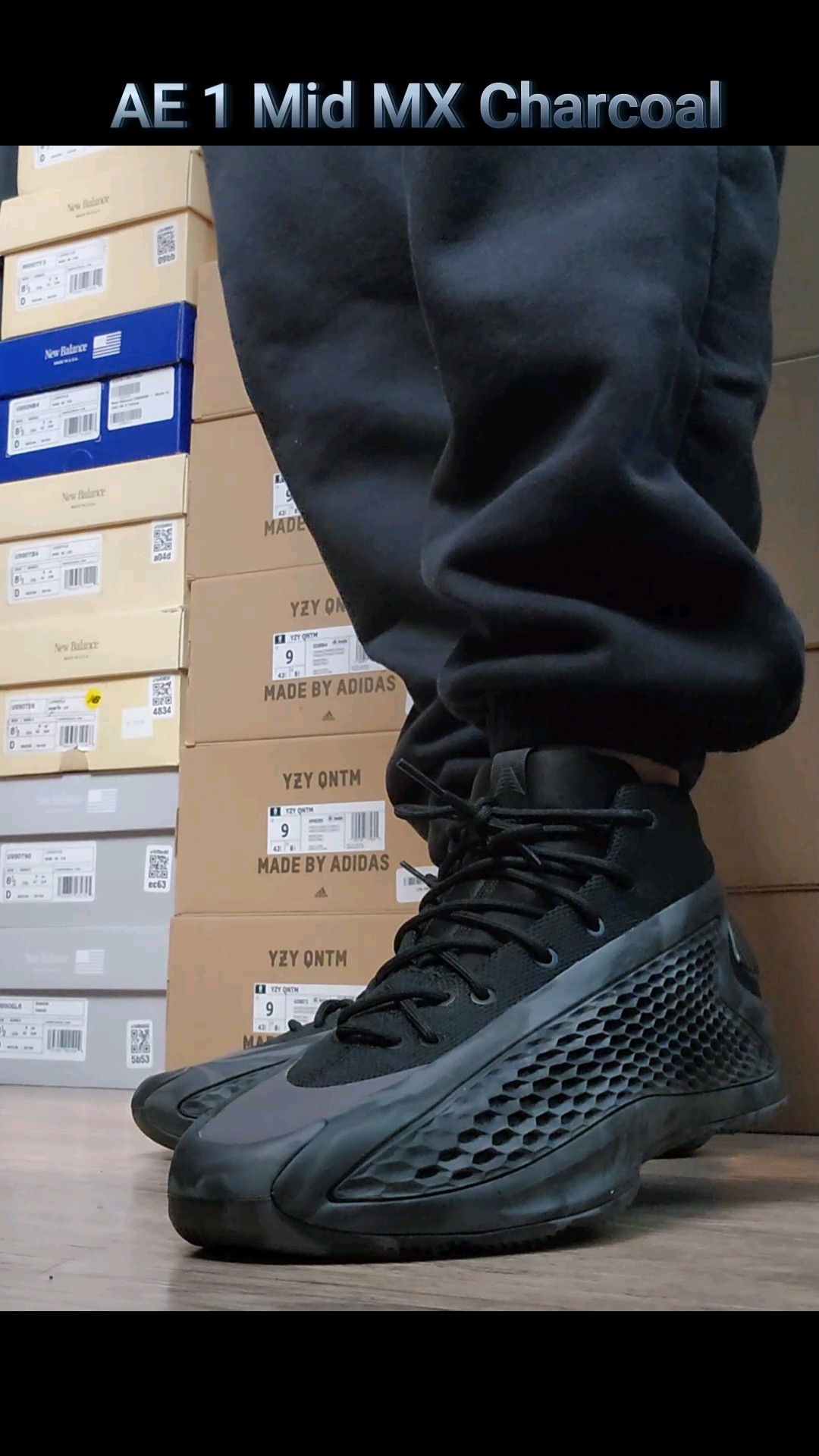 Adidas AE 1 Mid MX Charcoal 'Ascent Pack' & On Feet - YouTube